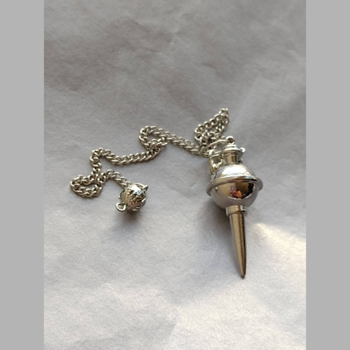 71 Péndulo de Metal Redondo con Punta Grande