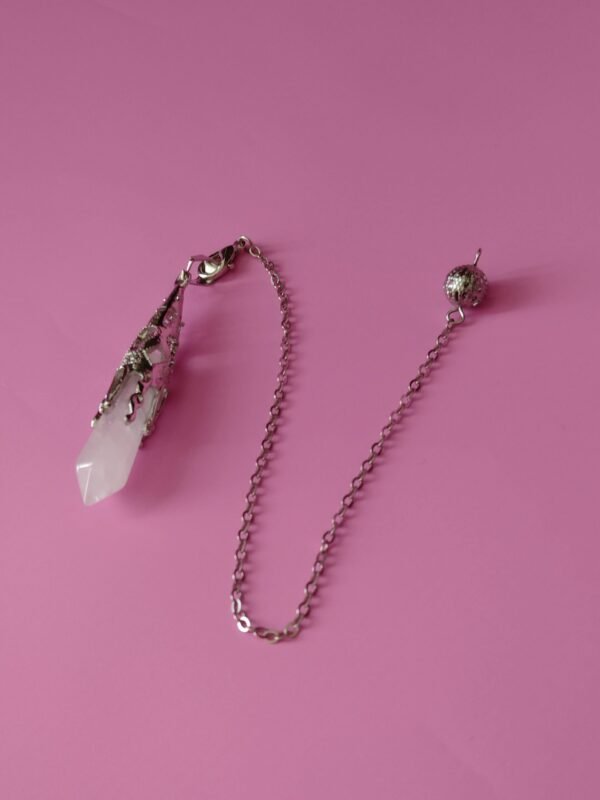 Péndulo Punta Hexagonal de Cuarzo Cristal