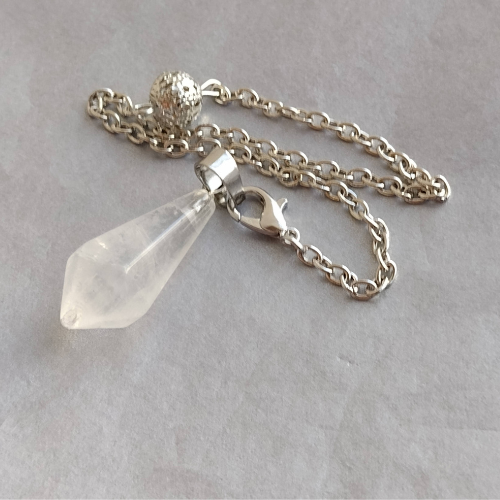 Péndulo de Cuarzo Cristal