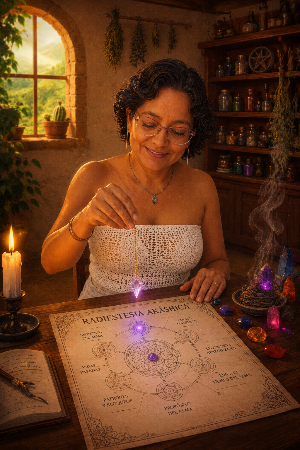 Radiestesia Akáshica | Consulta de Preguntas y Respuestas para Crecimiento Espiritual y Claridad Interior